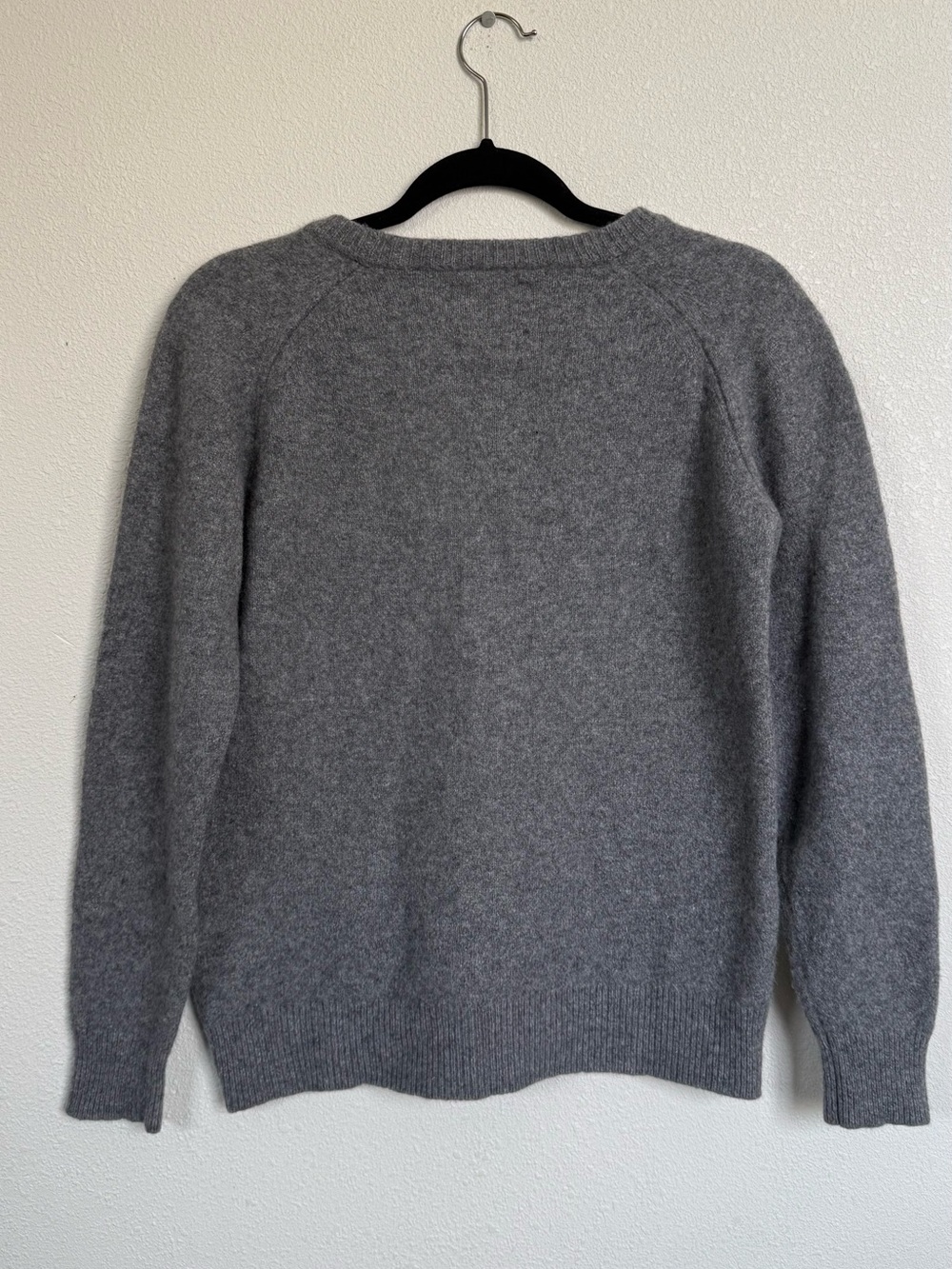 Urban Research Doors Hamilton Lambswool Gray Wool Sweater Sz 40 Quiet Luxury - Picture 4 of 11